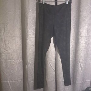 Women's Black Camouflage Leggings